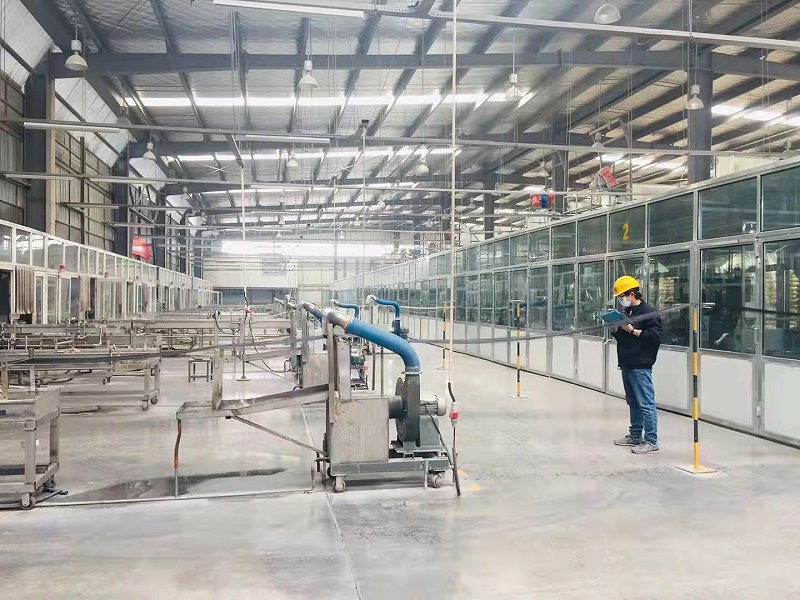 青島中新華美生產車間