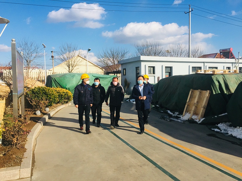 城陽街道辦事處領導檢查公司防疫和安全生產(chǎn)工作