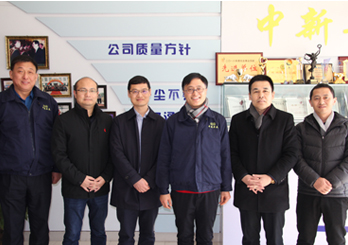 順威股份范總、謝總一行蒞臨青島中新華美交流洽談！